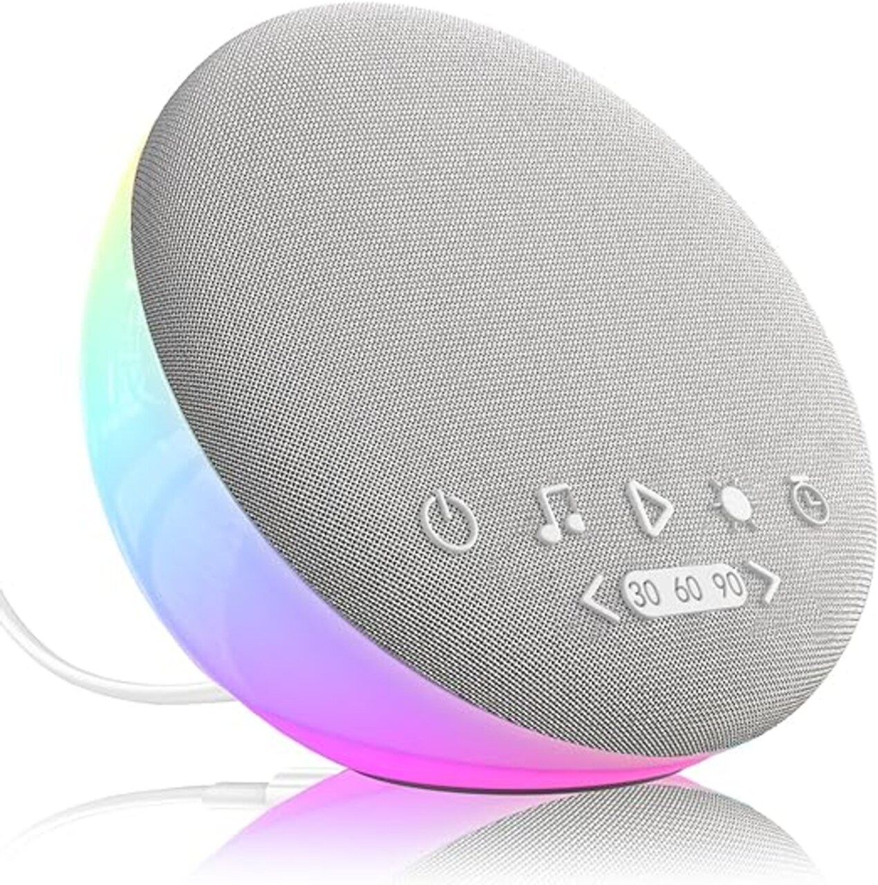 EWEADN White Noise Color-Changing Lights Machine With 26 Soothing Music Tracks